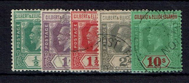 Image of Gilbert & Ellice Islands SG 27/35 FU British Commonwealth Stamp